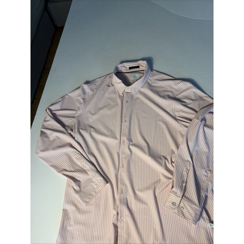 7 Diamonds 4 Way Stretch Button Up Shirt -Men's Size XXL Slick Casual Fit